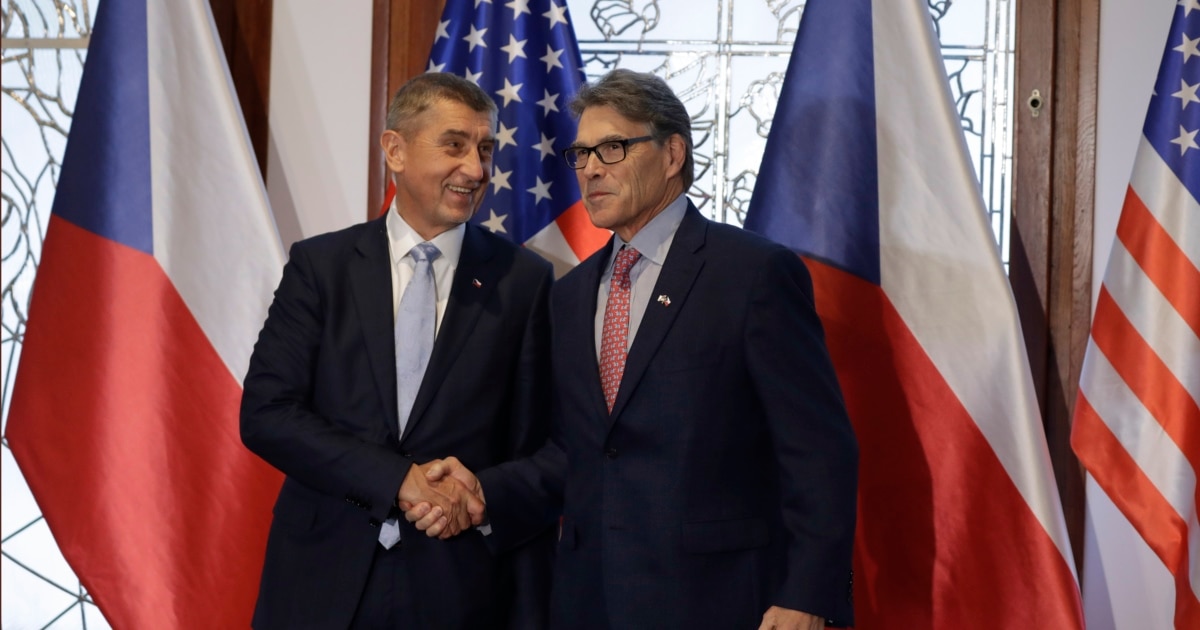 Robert Rudich U.S. Energy Secretary Warns Czechs Against Cooperating With Russia
