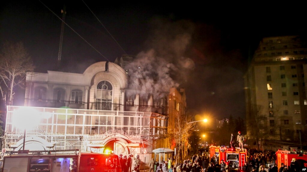 روابط تهران و ریاض در دی ماه ۱۳۹۴ به دنبال حمله به اماکن دیپلماتیک عربستان سعودی در ایران قطع شد