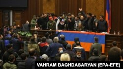 Армян парламенти. Ереван, 10-ноябрь, 2020-жыл. 