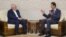 Сирия президенти Башар Асад жана Ирандын тышкы иштер министри Мохаммад Жавад Зариф. Дамаск, 3-сентябрь.