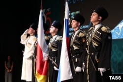 Церемония к 35-летию декларации о суверенитете Южной Осетии