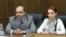 Глава «Просвещенной Армении» Эдмон Марукян и глава фракции «Мой шаг» Лилит Макунц 