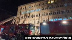 آتش‌سوزی در بیمارستان شهر «پیاترا نئامت» در شمال شرقی رومانی