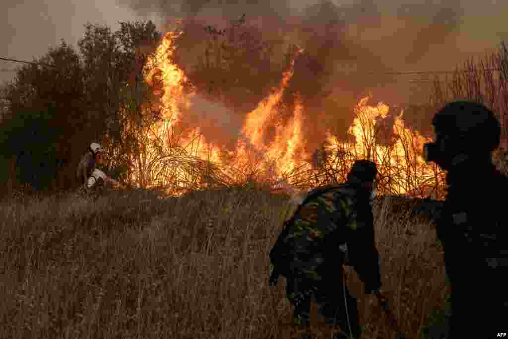 Grecia se confruntă cu o nouă serie de incendii devastatoare, care pe fondul vântului puternic forțează autoritățile să ordone evacuarea mai multor localități din nord-estul aglomerației urbane ateniene. Marți s-a anunțat primul deces provocat de incendiile din preajma capitalei.&nbsp;