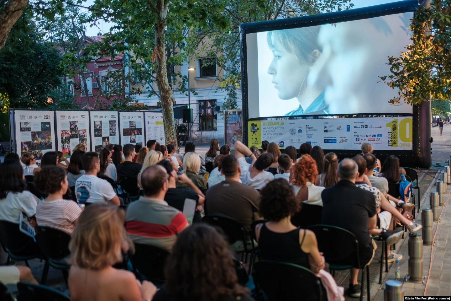 Një nga shfaqjet në natyrë në festivalin e filmit Xhada