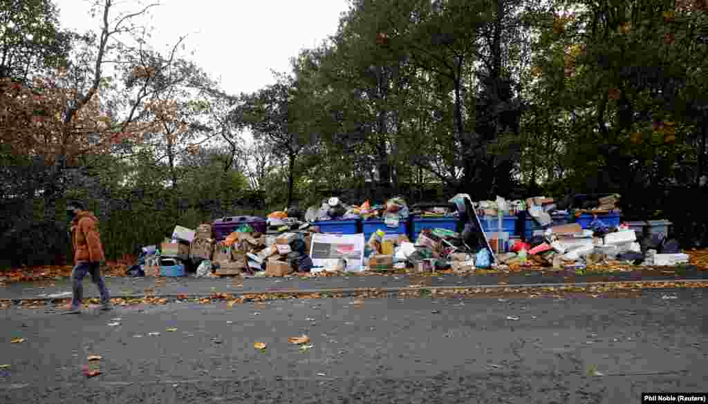 A glasgow-i szemétszállítók nem hajlandók összegyűjteni a szemetet a COP26 ideje alatt