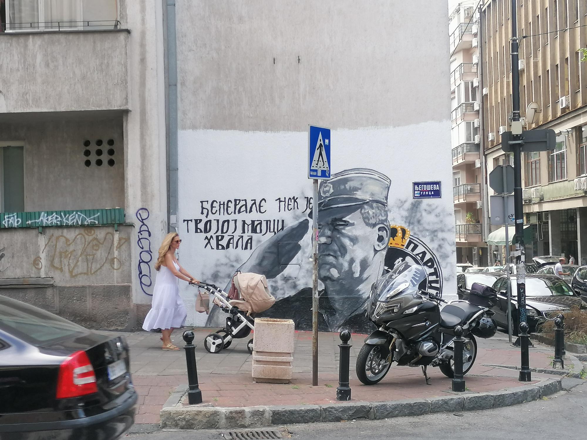 očišćeni mural