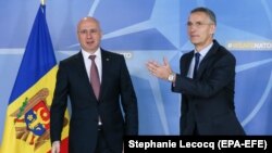 Pavel Filip și Jens Stoltenberg la Bruxelles