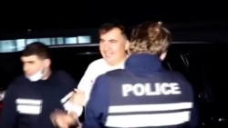 Video Shows Former Georgian President Mikheil Saakashvili Being Detained