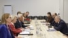 Denmark - The top European Union officials meet with Armenian Prime Minister Nikol Pashinian in Copenhagen, October 2, 2025.
