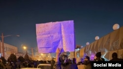 صحنه‌ای از اعتراضات در ایران