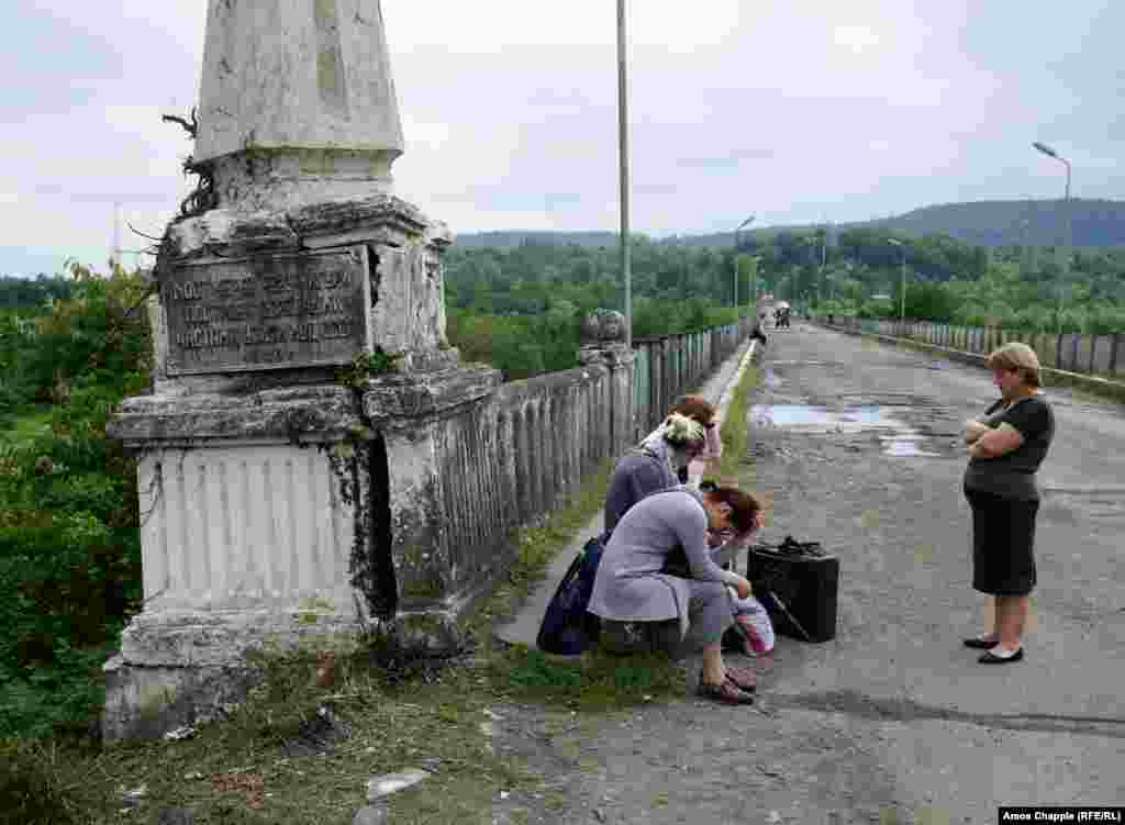 The bridge which separates Abkhazia and Georgia proper.&nbsp;