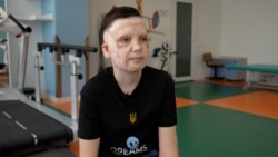Roman Oleksiv was injured during a Russian missile attack on the city of Vinnytsya in July 2022.