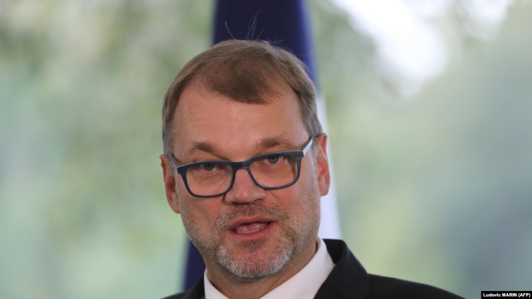 Juha Sipilä, premierul guvernului demisionar al Finlandei