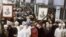 Траурный митинг на одном из советских предприятий в день похорон Юрия Андропова