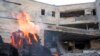 NAGORNO KARABAKH -- A view of a newly built natal center damaged by shelling by Azerbaijan's artillery in Stepanakert, October 28, 2020. 