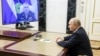 12 мая Владимир Путин (справа) заявил, что российские войска успешно испытали сверхтяжелую межконтинентальную баллистическую ракету РС-28 «Сармат»