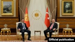 Встреча Садыра Жапарова и Реджепа Тайипа Эрдогана, Анкара, 9 июня 2021 г.