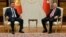 President Sadyr Japarov met with President of Turkey Recep Tayyip Erdogan in a tete-a-tete format. Ankara, Turkey.