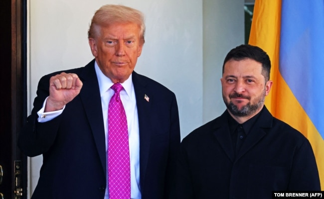 Дональд Трамп и Владимир Зеленский