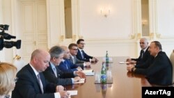 Встреча Ильхама Алиева с главой ЕБРР Сума Чакрабарти