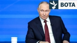 Russian President Putin holds the annual press conference in Moscow