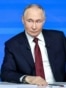 Russian President Putin holds the annual press conference in Moscow