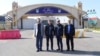 IAEA chief Rafael Grossi (second from left) visits a uranium enrichment facility in Natanz on November 15.