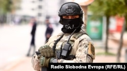 Pripadnik specijalne policije Republika Srpska u Istočnom Sarajevu, 24. april 2025.