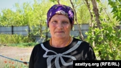 Түрген ауылында тұратын зейнеткер Любовь Лапоть. Ақмола облысы, 13 мамыр 2021 жыл.