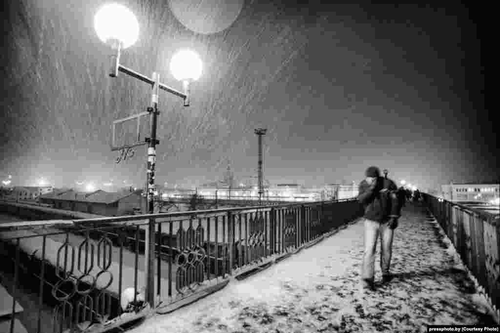 The morning Minsk-Brest train&nbsp;by photographer Viktar Baykouski.