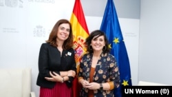 Belen Sanz Luque, regionalna direktorica kancelarije UN Žene za Evropu i Centralnu Aziju i María Guijarro Ceballos, sekretarka za ravnopravnost u Španiji