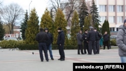 Міліцыя ў Пінску. Архіўнае фота.