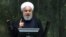 President Hassan Rouhani gives a speech in the parliament after submitting the budget of next year, December 08, 2019.