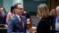 Ministrul german de externe Heiko Maas împreună cu șefa politicii externe UE Frederica Mogherini, Bruxelles, 19 martie 2018