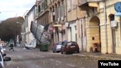 Rijeka tijekom nevremena