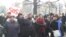 Алматыда бейбіт шеру өткізбек болған қоғамдық ұйымдар өкілдері. 30 қараша 2010 жыл.