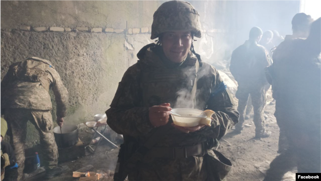 Морпіх Максим Полупанов на позиціях під Маріуполем, лютий 2022 року. З особистого архіву Полупанова