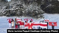 Акцыя пратэсту жыхароў Кобрыні, 17 студзеня.