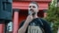 Ветеран Дмитро Козятинський, один із головних ініціаторів акцій проти звільнення Михайла Федорова з посади міністра оборони України, Київ, 31 липня 2026 року