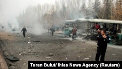 На місці вибуху у Кайсері, Туреччина, 17 грудня 12016 року