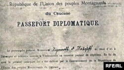 Un istoric pașaport diplomatic...