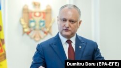 Igor Dodon, președintele Republicii Moldova, a participat la un nou marș pentru familie, desfășurat la Chișinău