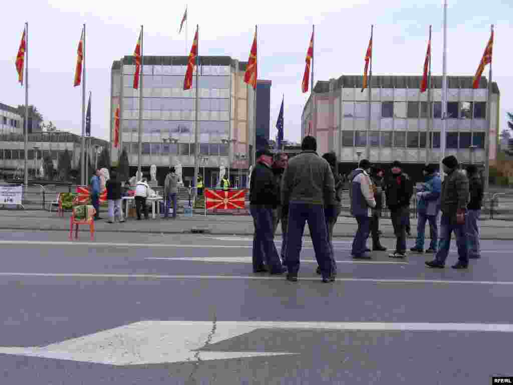 Протести на професионалните војници - Протести на професионалните војници 