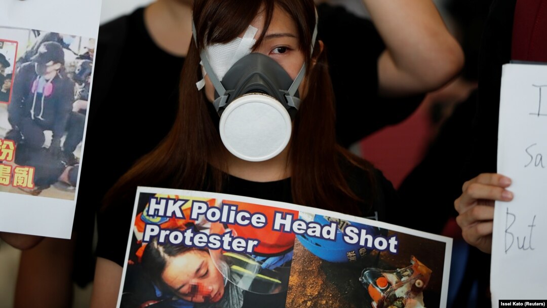 Demonstranti, Hong Kong