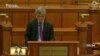Momentul în care liderul AUR, George Simion îl bruschează în Parlament pe ministrul Energiei, Virgil Popescu.