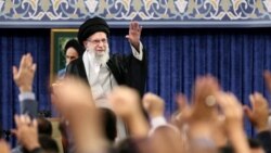 Iranian Supreme Leader Ayatollah Ali Khamenei, who has the final say on all state matters, said on June 4 that enrichment is a vital component of Iran's nuclear capabilities. (file photo)