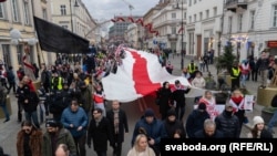 Акцыі беларусаў у суседніх краінах. ФОТАГАЛЕРЭЯ