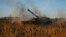 Ukrainian soldiers in a self-propelled howitzer fire at Russian positions in the south of Ukraine earlier this month.