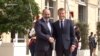 France -- Armenian Prime Minister Nikol Pashinian meets with President of France Emmanuel Macron, Paris, 14Sep2018